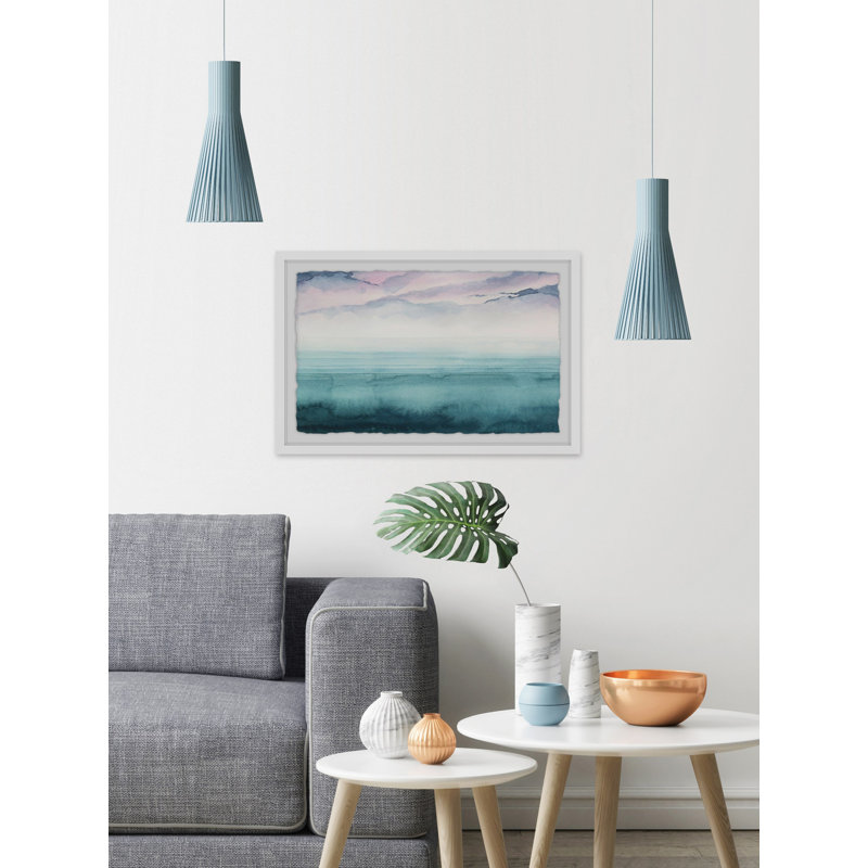 Akhtar Dusk on the Bay IV, reproduction d'art sur toile tendue, H 12 po x l 18 po x P 0,1 po