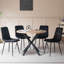 50cm H Velvet Upholstered Metal Side Chair-605910187-637139285