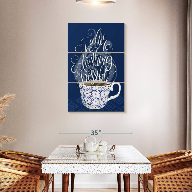 Tergel Tea Time II, H 45 po x l 28 po