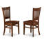 Ensemble de table de salle à manger 5 pièces comprenant une table de cuisine ovale avec rallonge papillon et 4 chaises, espresso-1259976536-1259976542