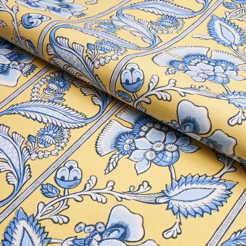 Tissu Marielle, Jaune / Delft