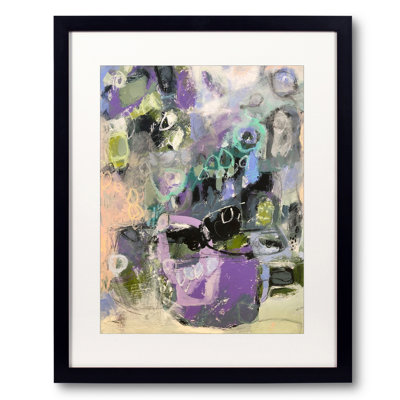 Purple Maze Print by Elizabeth Chapman