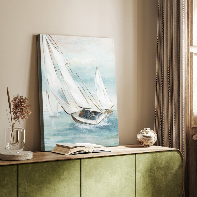 Catching Wind -Custom Wrapped Gallery Cavas, 18" H x 12" W
