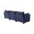 L Shaped Modular Sectional Sofa with Movable Ottoman and side pocket-794422952