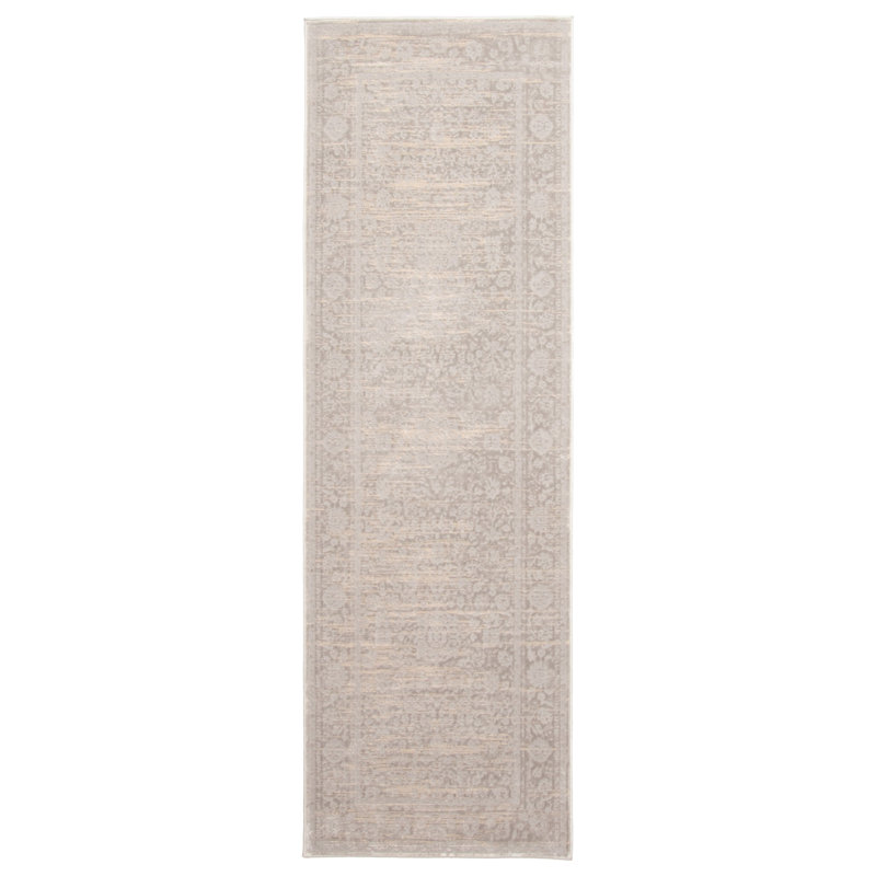Morcant Oriental Gray Area Rug, Runner 2'8" x 8'2"