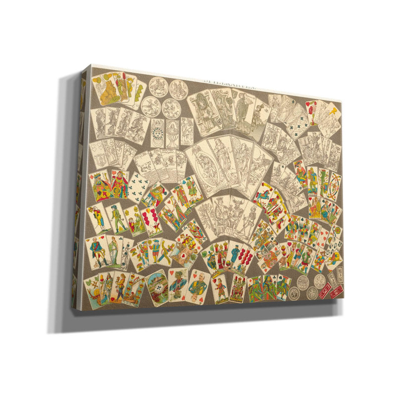 «Play Cartes» par Wild Apple Portfolio, art mural sur toile