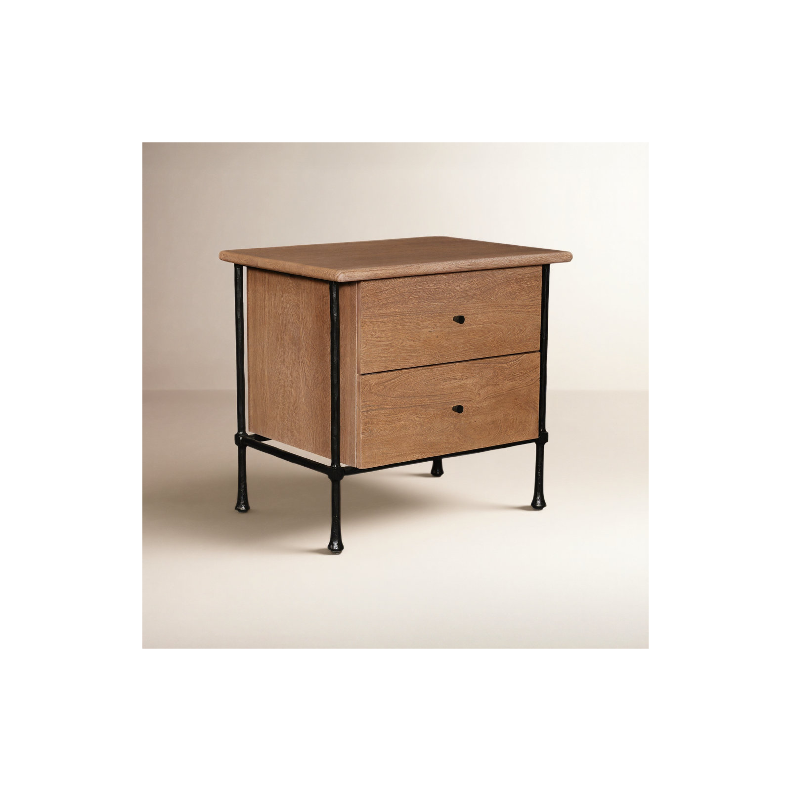 26'' W Metal Nightstand