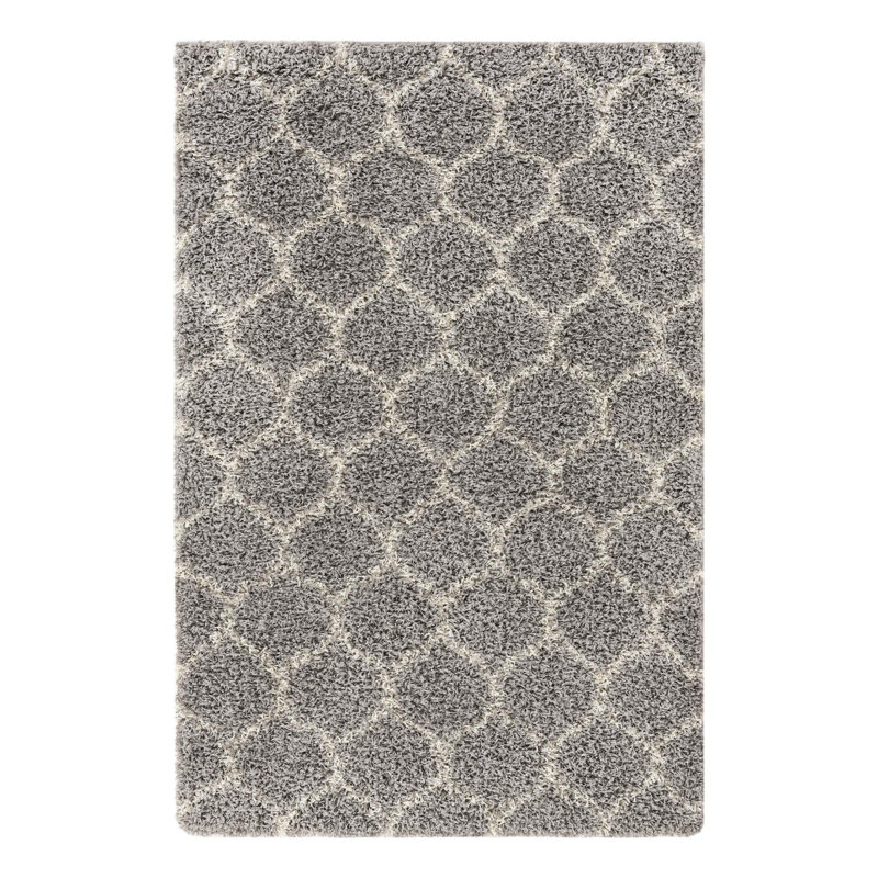 Geometric Indoor Rug, Rectangle 4' x 6'