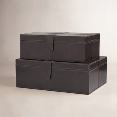 Brownsburg Faux Leather Box Set