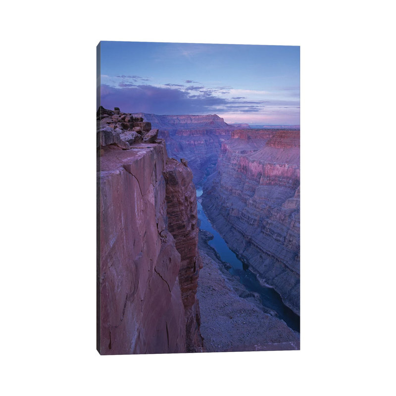 Colorado River From Toroweap Overlook, Grand Canyon National Park, Arizona I by Tim Fitzharris - Wrapped Canvas Print