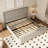 King Size Upholstered Bed With Sturdy Frame