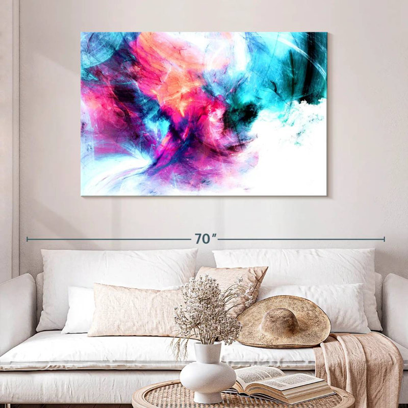 Nuage surréel abstrait Avery, H 32 po x l 48 po