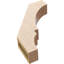 Attelle de genou Balboa en faux bois de cèdre brut Timberthane, l 3 po x P 12 po x H 16 po, brun clair apprêté-88137415