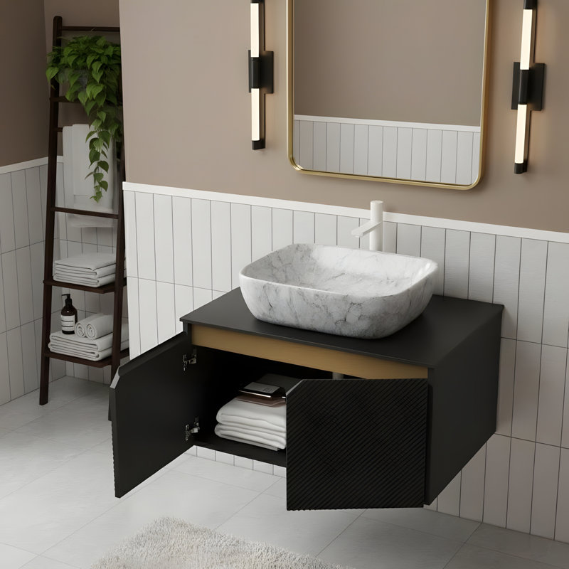 Meuble-lavabo mural Luxury, 30"