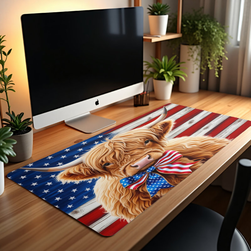 Polyester Desk Pad, 14.4x12.1