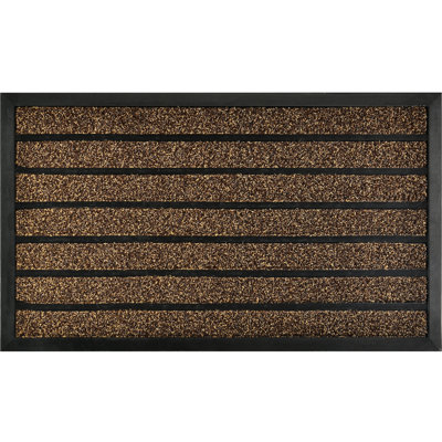 Tapis d'entrée antidérapant pour l'intérieur et l'extérieur 30 po x 18 po Junming