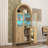 Arch Storage Pantry Cabinet with LED Lighting-403124971
