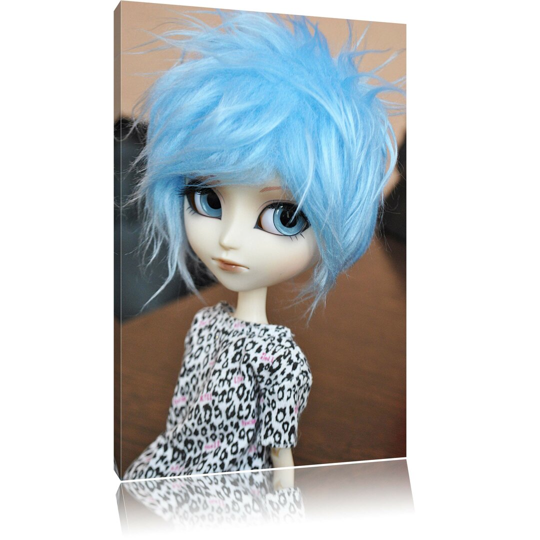 Leinwandbild Rebellische Pullip-Puppe