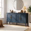 Buffet de 59 po de largeur avec tablettes réglables et 4 portes Collynns-1575287166