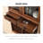 19.69" Brown Rectangular Solid Wood Wine Racks-1384141150