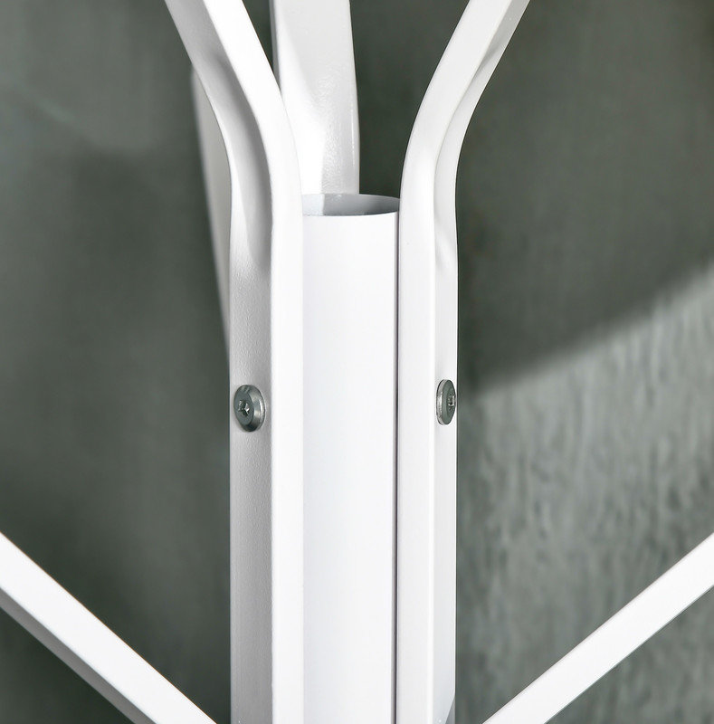 Freestanding 9 - Hook Coat Rack