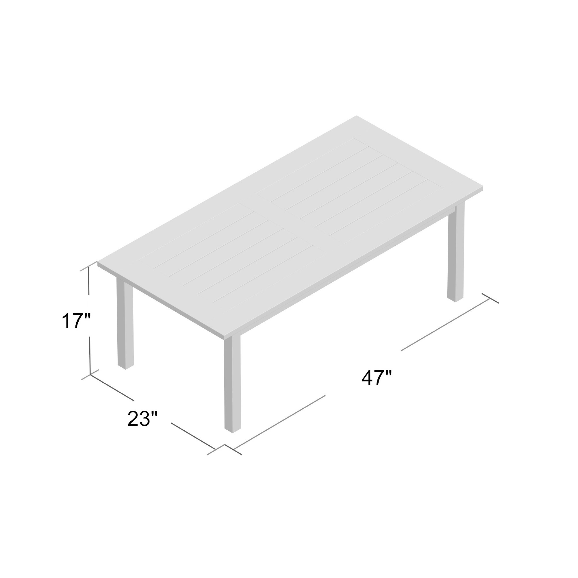 Alyisa 47'' Outdoor Coffee Table