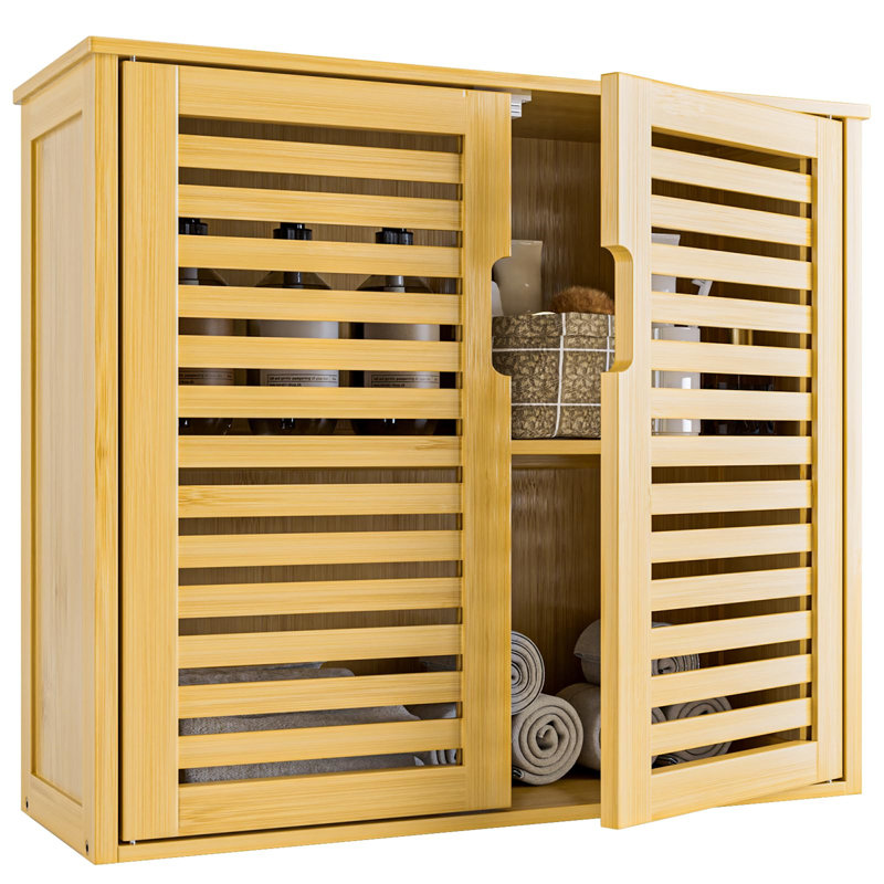 Bamboo Bathroom Cabinet, Natural