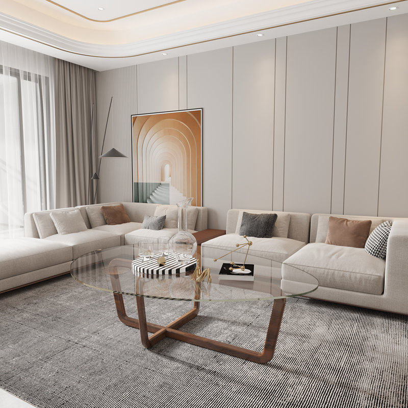 Chauntell Cross Legs Coffee Table