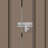 8.5 ft. W x 3.6 ft. D Metal Lean-To Storage Shed,Brown-111986050