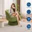Upholstered Swivel Accent Chair-1578170338
