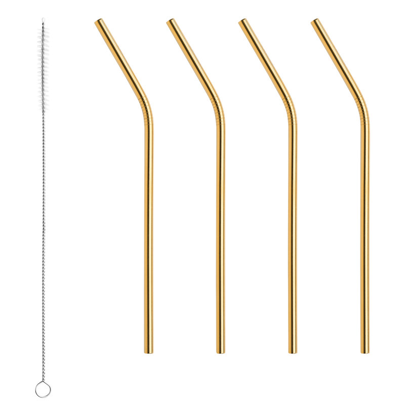 Orrefors Peak Stainless Steel Reusable Straws