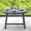 Table de salle à manger extensible Modern - Gris, design classique en gris Assemblage facile