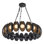 Cortez 37-in Brass dimmable LED Chandelier