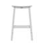 Tabouret de bar en plastique PEHD ivoire-129638302