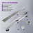 28 In. Shower Drain With 2-In-1 Tile Insert Panel With Square Pattern Drain Cover-115114652