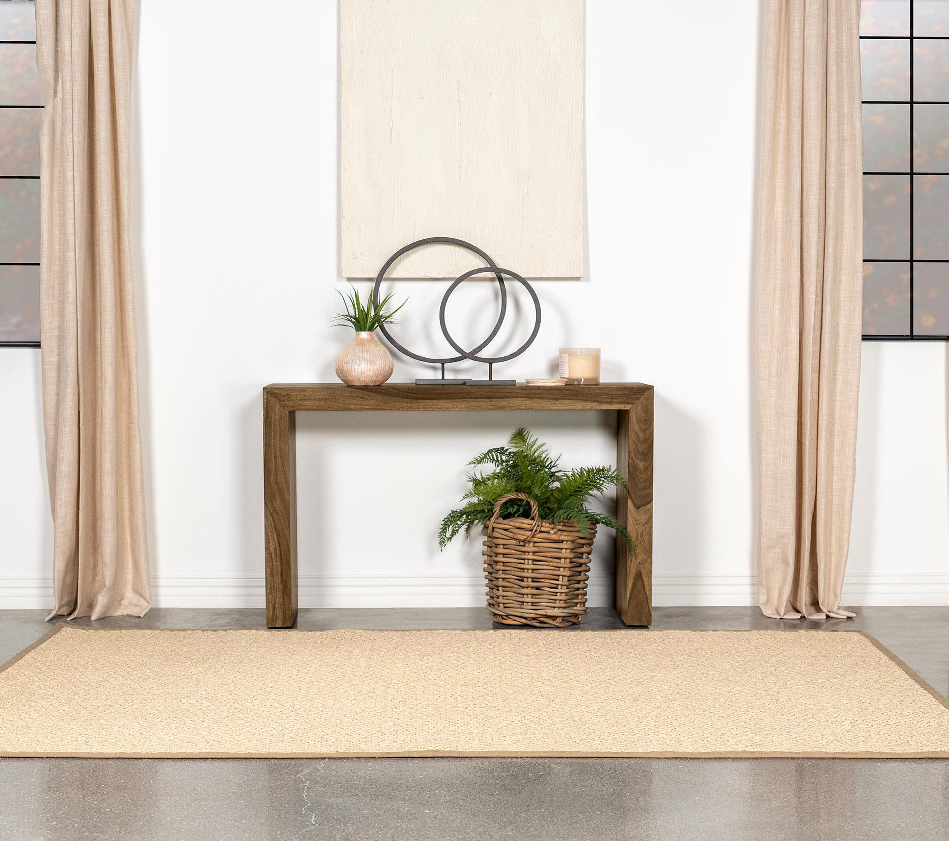 Loon Peak Rectangular Solid Wood Entryway Console Table Auburn ...