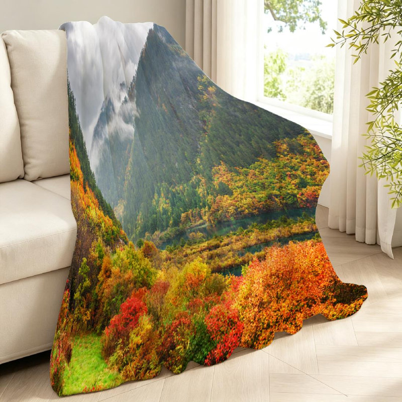 Jeté en molleton jaune ultra doux, Throw 40" x 50"