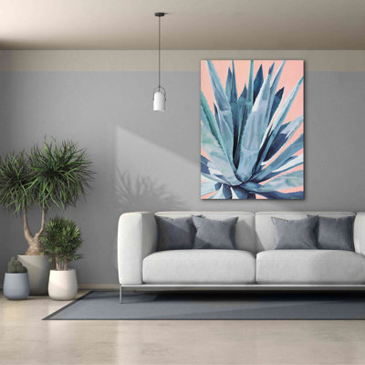 'Agave With Coral by Alana Clumeck Giclee Canvas Wall Art