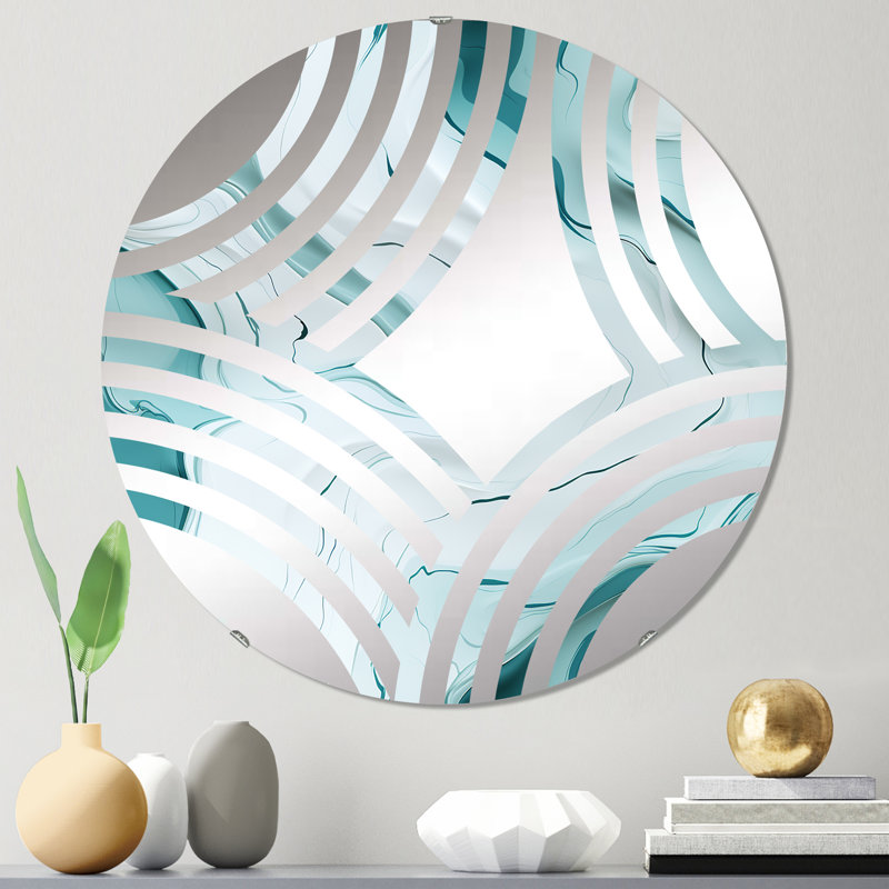Cercle de miroir décoratif Lgith, 23,6 po x 23,6 po