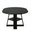 Table de salle à manger extensible ronde pour 4 à 8 personnes, table de salle à manger ovale de cuisine moderne avec feuilles amovibles peu encombrantes, base en bois avec tablette de rangement pour le salon de la cuisine-133674911