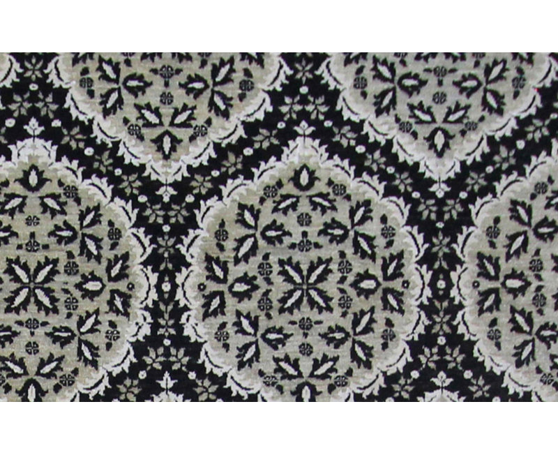 Geometric Hand Knotted Area Rug, Rectangle 132 x 175cm