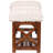Ayhm Cotton Upholstered Storage Bench
