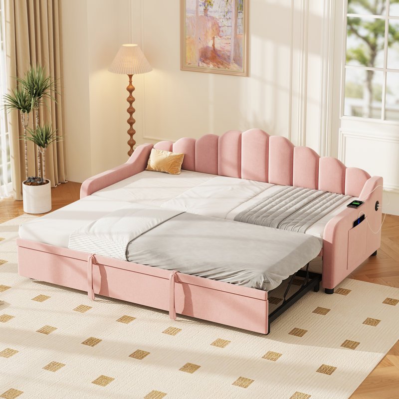 Metal Daybed, Pink