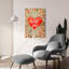 «Kiss Me» par Elo Marc, art mural en verre acrylique épique, 12 po x 16 po-102028347