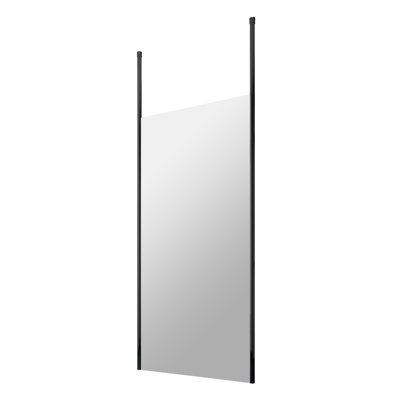 1950mm H Frameless Wet Room Glass Screens with Clear Glass