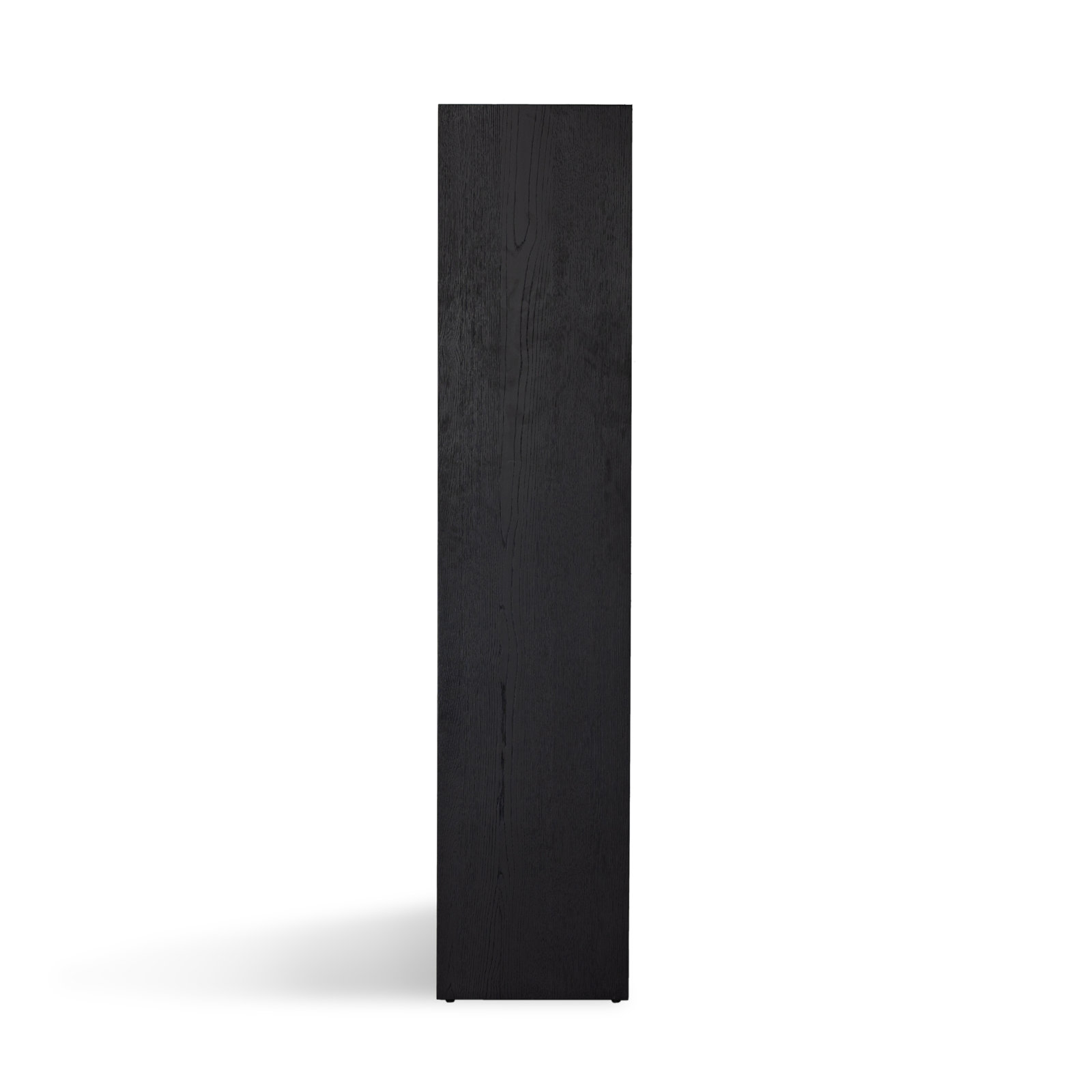 Macneil 35" Oak Bookcase, Brushed Ebony