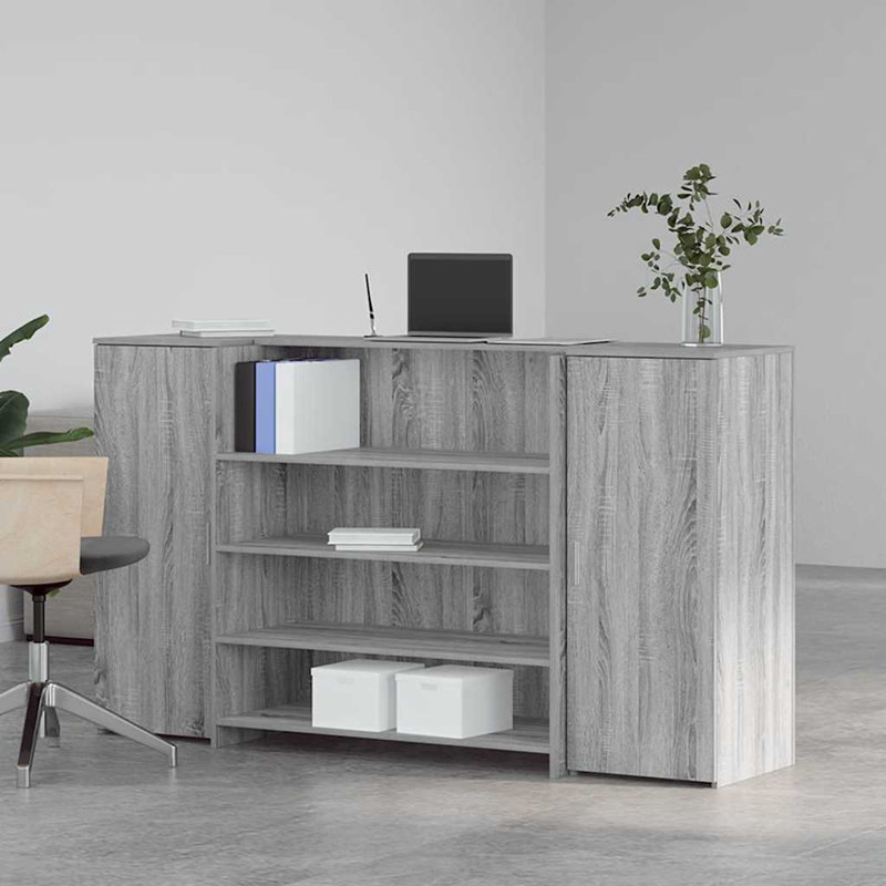 Camariah Standing Desk, Grey Sonoma, 103.5cm H x 180cm W x 50cm D