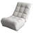 Comfortable Lazy For Dormitory, 4-Segment Adjustable - Linen Reclining Chair Living Room, Folding And Space Efficient Gray