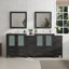  Ensemble de meuble-lavabo double 84 "avec miroir 84"-27042737