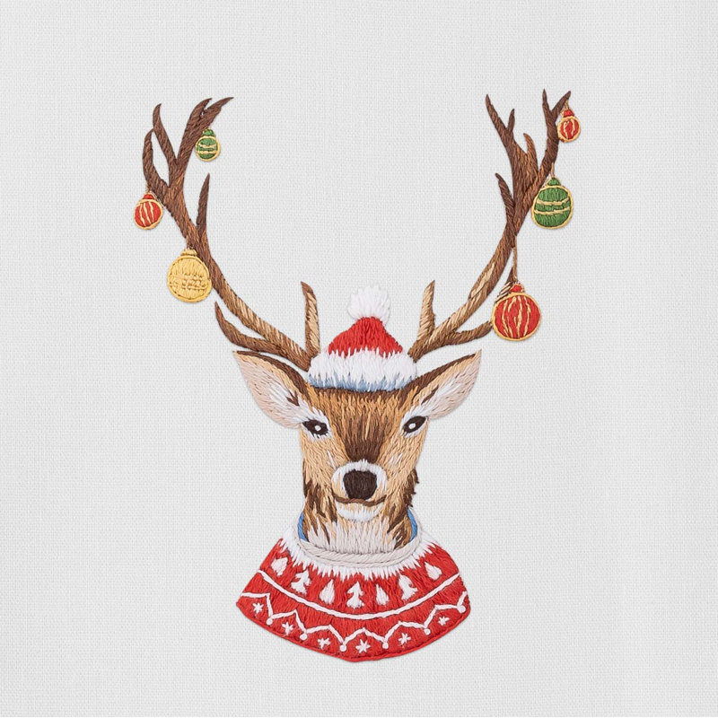 Ornament Antlers Towel